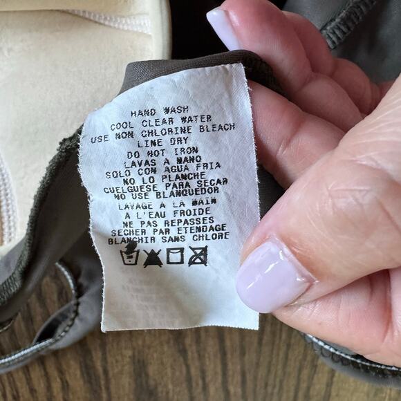 Miraclesuit Womens Solid Olive Green Underwire One Piece Swim Suit Size 12 - Picture 10 of 10